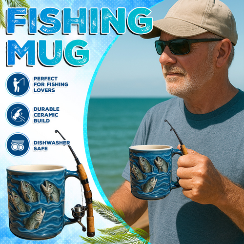 Handcrafted Fishing Mug π£ β The Perfect Gift for Anglers & Nature Lovers