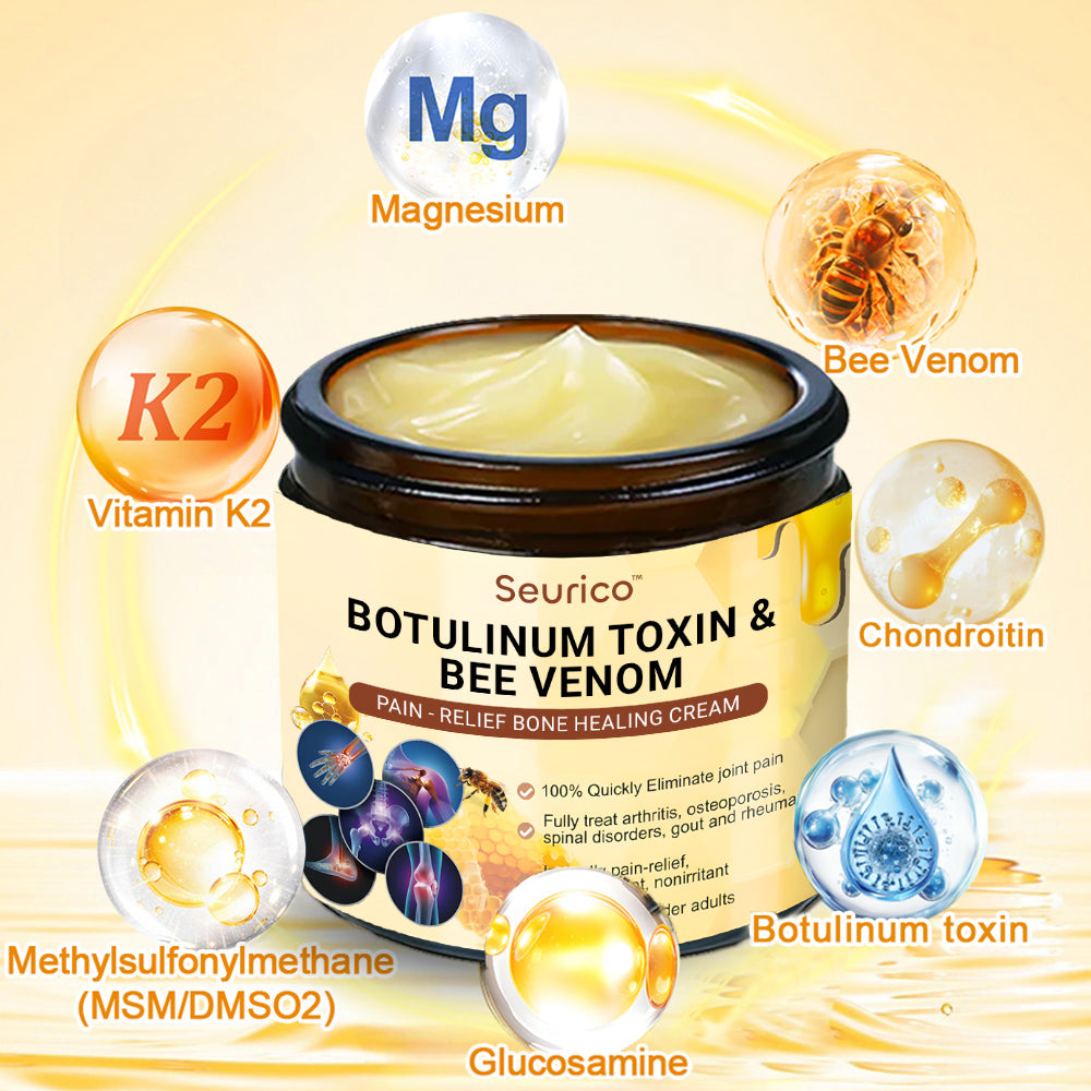 đFlash Sale - Seurico⢠Botulinum Toxin & Bee Venom Pain-Relief Bone Healing Cream