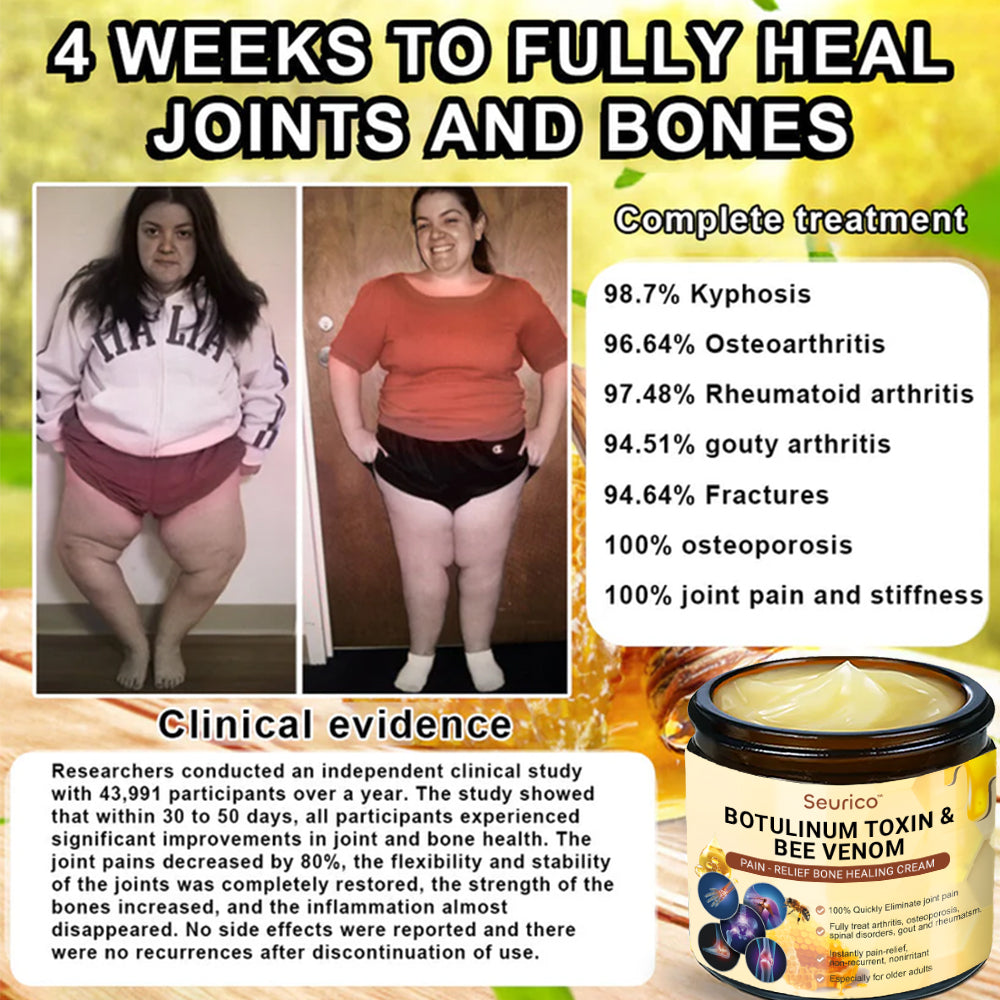 đFlash Sale - Seurico⢠Botulinum Toxin & Bee Venom Pain-Relief Bone Healing Cream