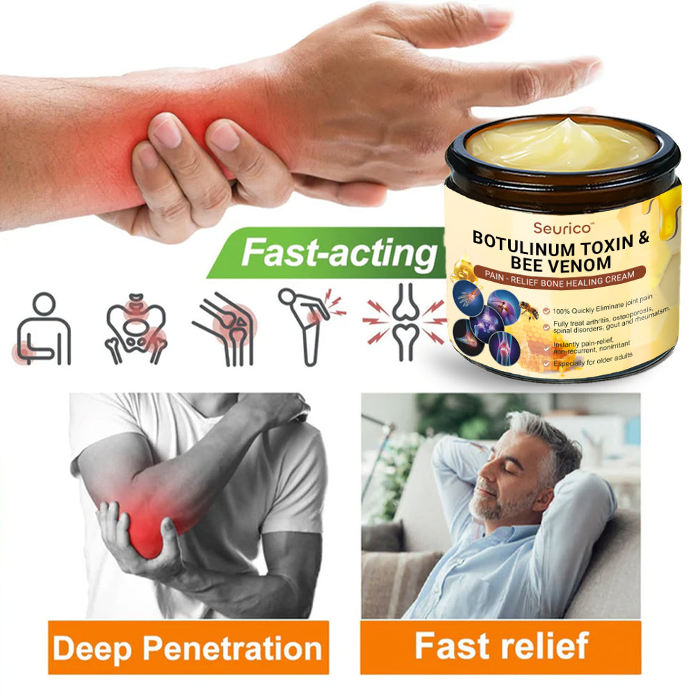 đFlash Sale - Seurico⢠Botulinum Toxin & Bee Venom Pain-Relief Bone Healing Cream