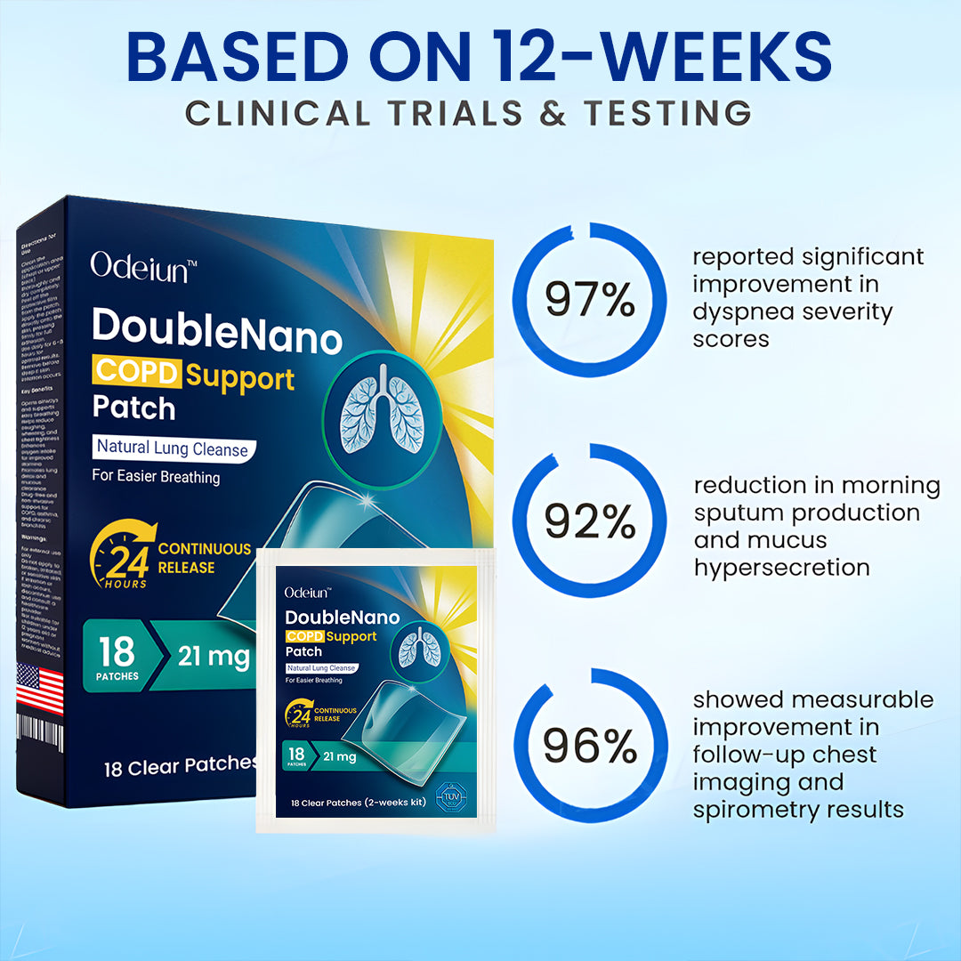 ๐๐๐๐Official Store: ODEIUNโข DoubleNano Advanced Lung Detox Relief Patch