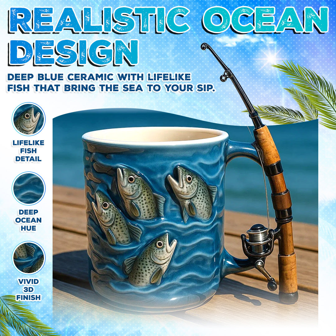 Handcrafted Fishing Mug π£ β The Perfect Gift for Anglers & Nature Lovers