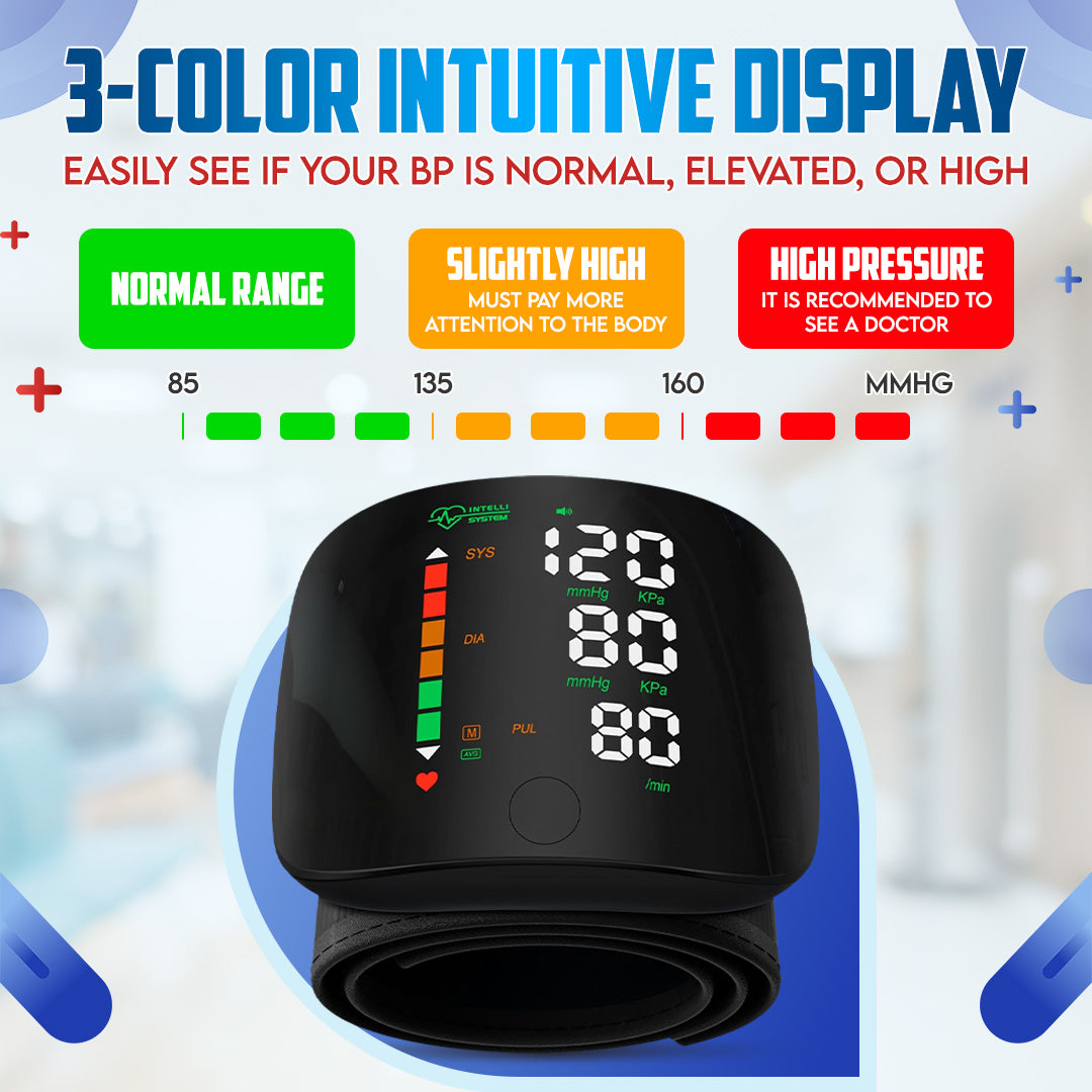 โ๐๐ฎ๐ญ๐จ๐ฆ๐๐ญ๐ข๐ ๐๐ซ๐ข๐ฌ๐ญ ๐๐ Zakdaviโข - Clinically Accurate w/ Large Backlit Display, Adjustable Cuff, Voice Broadcast & Case