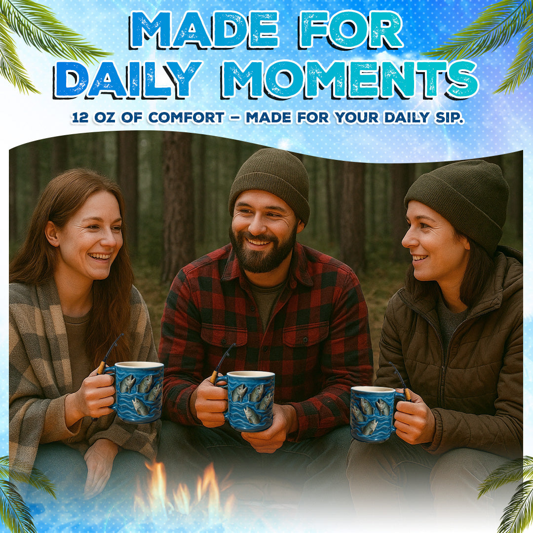 Handcrafted Fishing Mug π£ β The Perfect Gift for Anglers & Nature Lovers