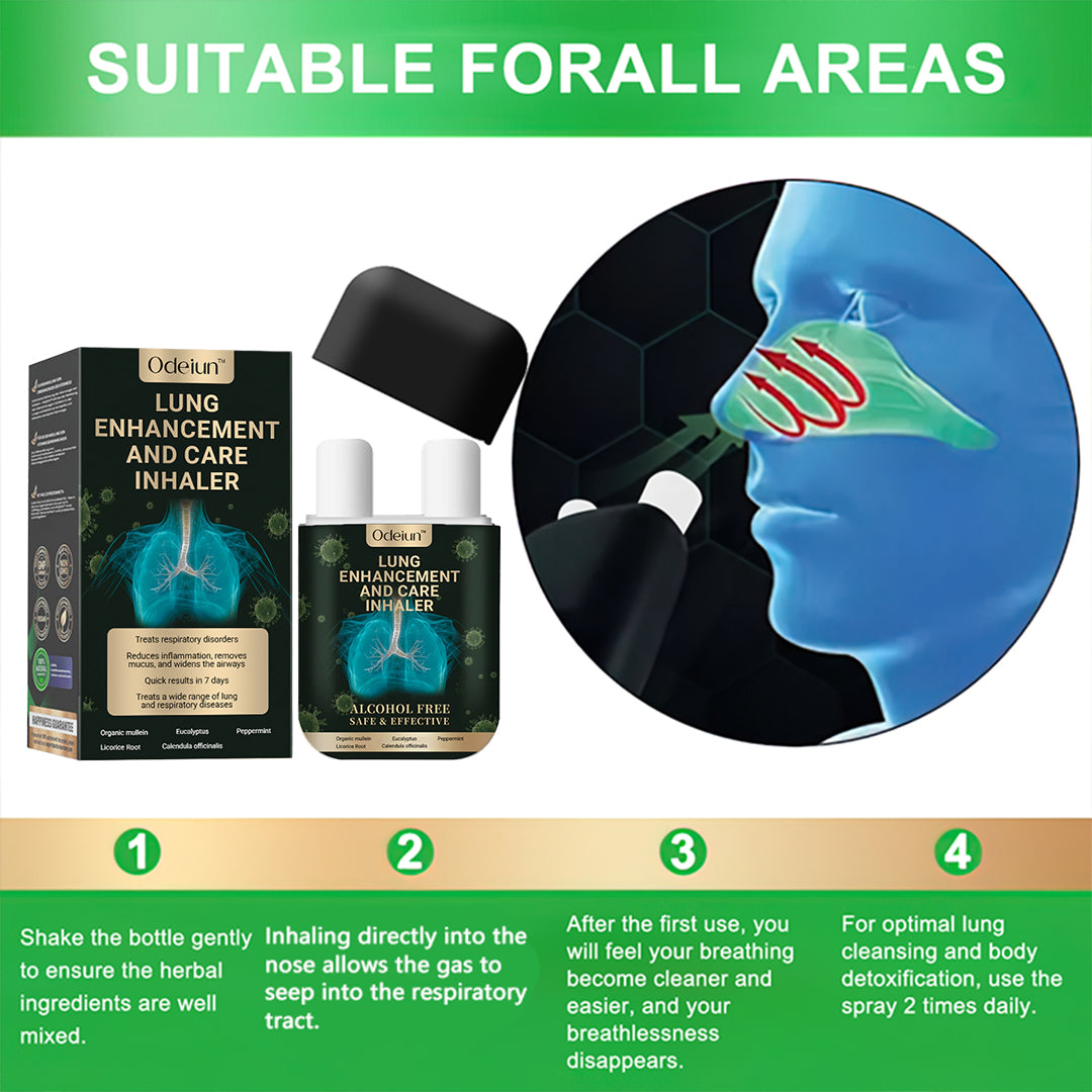 ✅Official Store: ODEIUN™ Herbal Lung Detox Inhaler 👑 (💝 Effectively relieves cough, wheezing, shortness of breath, phlegm, nasal congestion, bronchitis, allergy symptoms, and lung discomfort 💝)