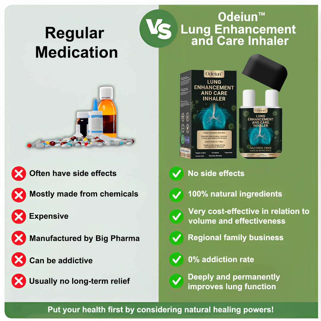 ✅Official Store: ODEIUN™ Herbal Lung Detox Inhaler 👑 (💝 Effectively relieves cough, wheezing, shortness of breath, phlegm, nasal congestion, bronchitis, allergy symptoms, and lung discomfort 💝)