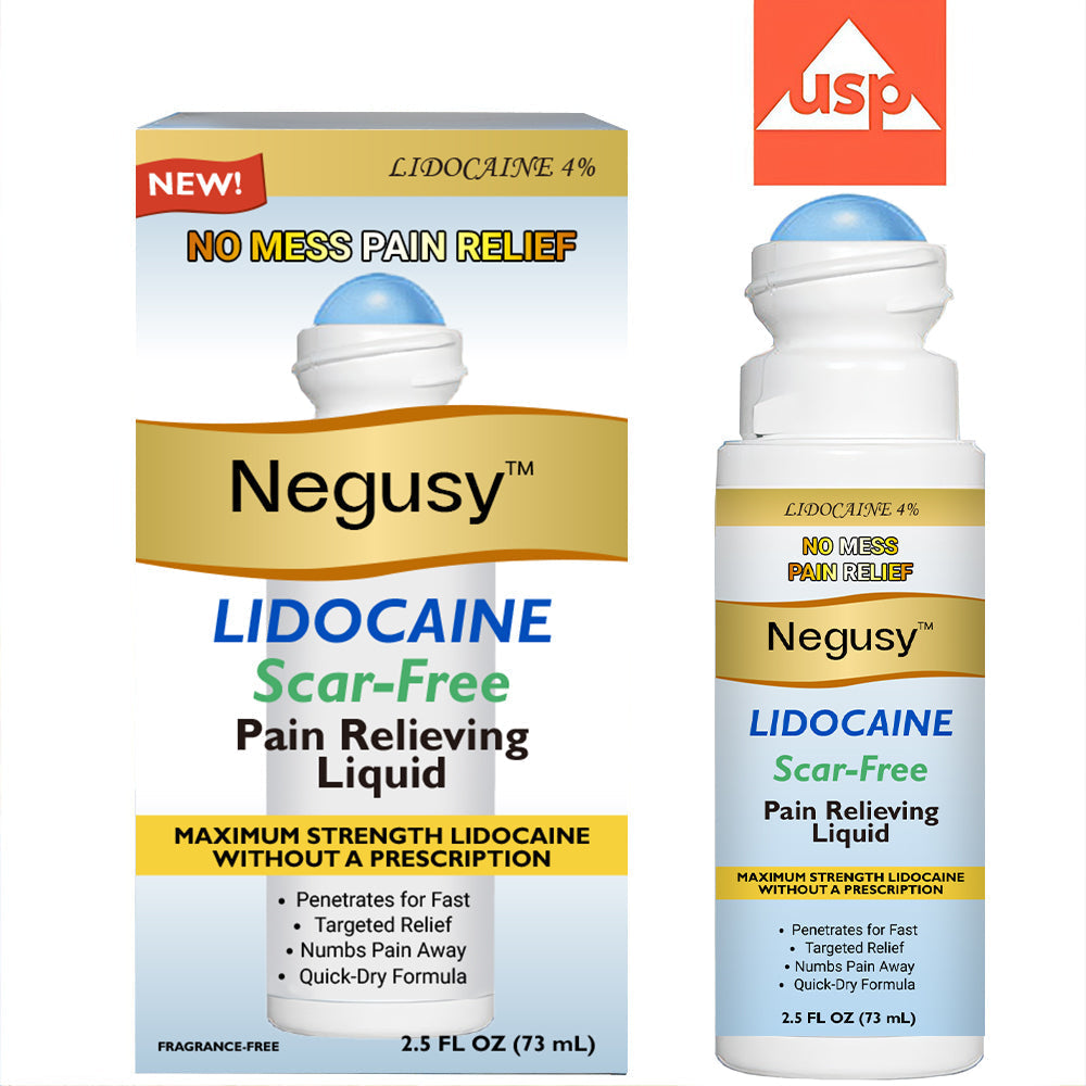 ✅ Negusy™ Lidocaine Scar-Free Pain Relief Liquid – AAOS Approved 👨⚕️ Reduces Joint Pain, Swelling & Stiffness