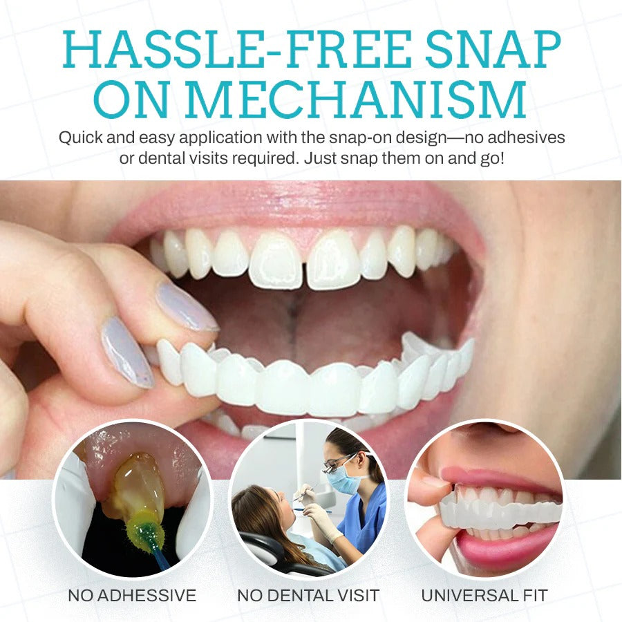 Seurico™ Adjustable Snap-On Dentures 🔥 LAST DAY SALE 65% OFF