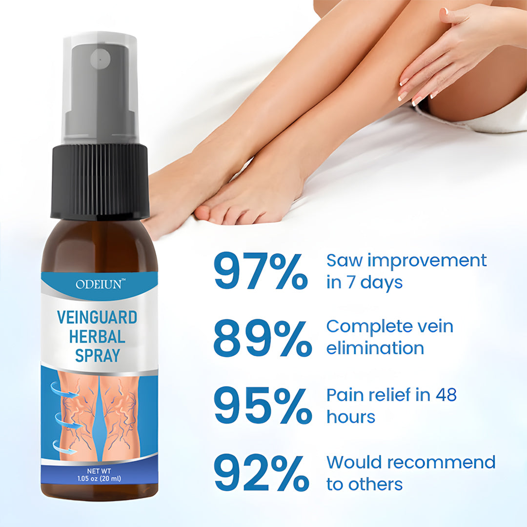 đ ODEIUN⢠VeinGuard Herbal Spray â â
Clinically Proven to Erase Varicose Veins in Just 7 Days!