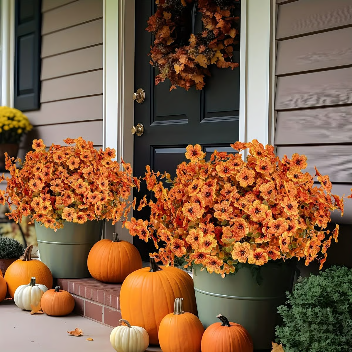 š¼ Flash Saleā”Artificial Outdoor Sunset Mums ā Brighten Up Your Outdoors, No Watering Needed!
