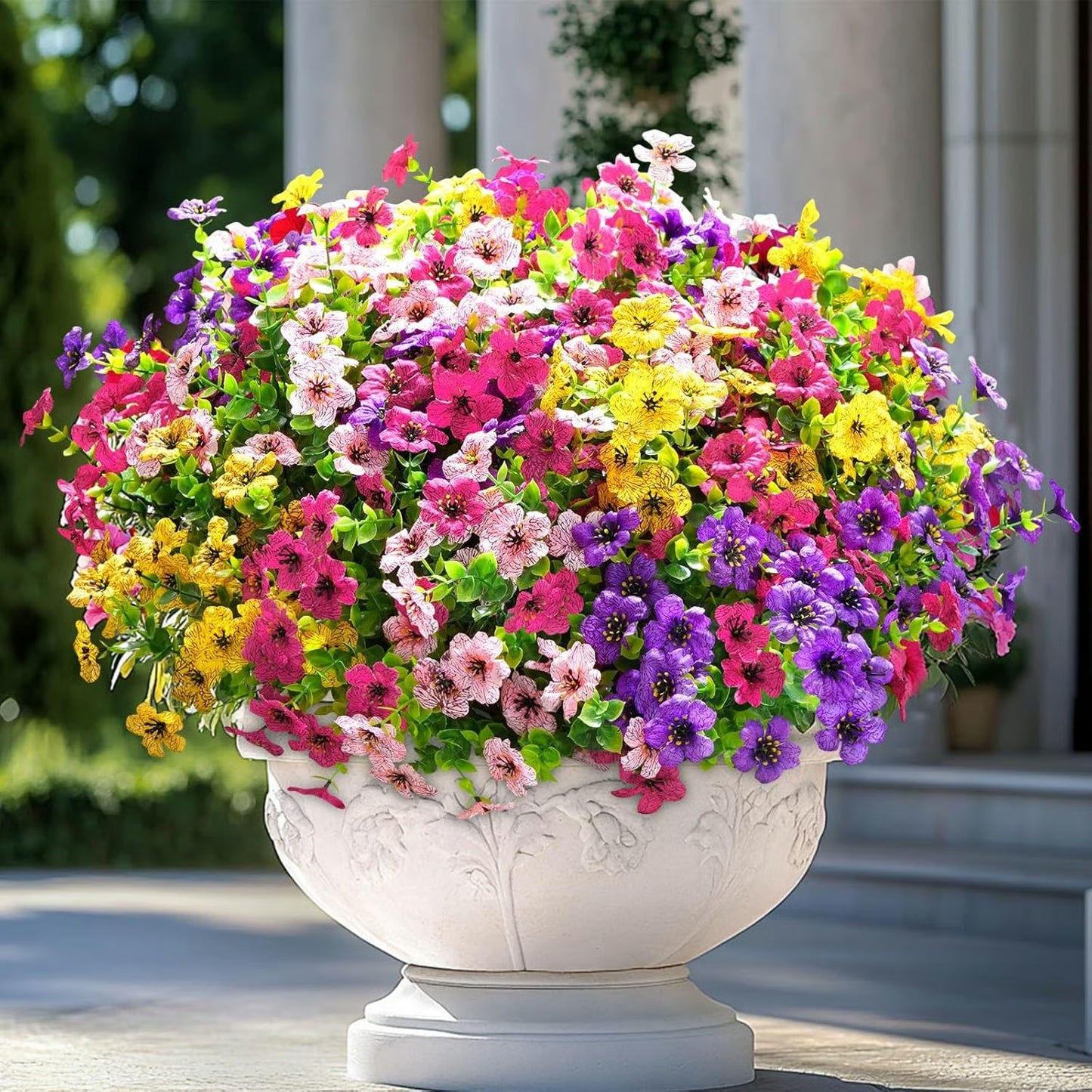 š¼ Flash Saleā”Artificial Outdoor Sunset Mums ā Brighten Up Your Outdoors, No Watering Needed!