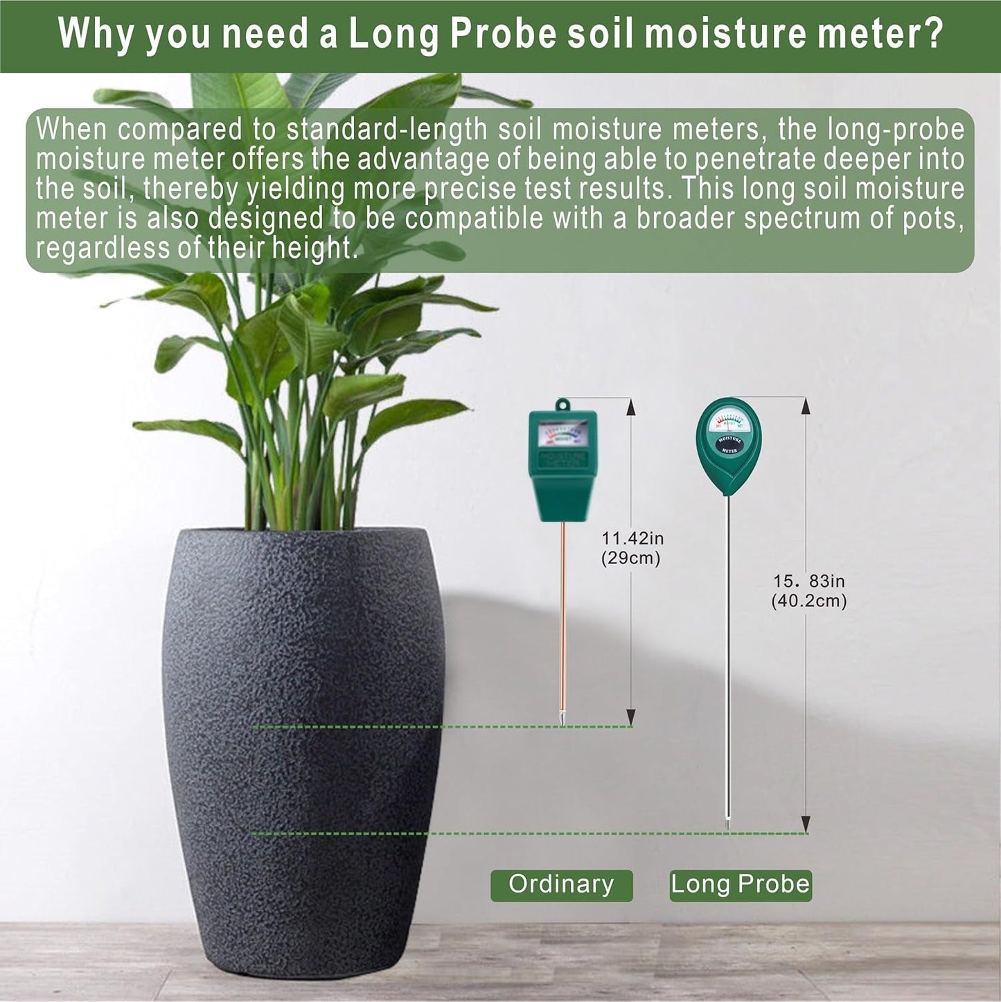π Hot Sale! π± Precision Soil Moisture Meter β Instant, Accurate, Easy-to-Use for Healthier Plants
