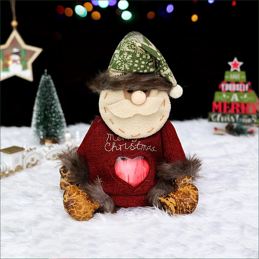 🎄 Christmas Gift Bags – Cartoon Apple Candy Tote with Zipper & Flip-Top Design ✨ Perfect for Holiday Parties, Xmas Eve Surprises & Festive Treats 🎁