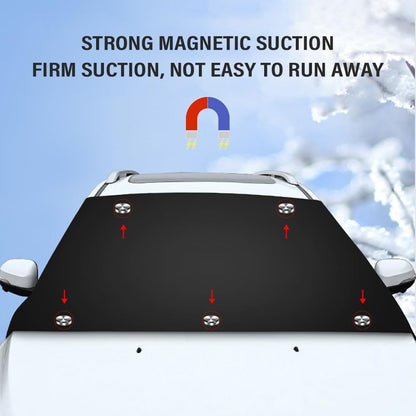 ✨ Windshield Savior: Magnetic Snow & Sun Shield - Ice-Free in Seconds! ❄️