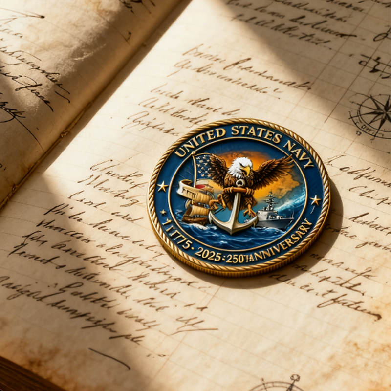 🏆Flash Sale 53% OFF - 🐢⚓Navy “Shellback” Challenge Coin