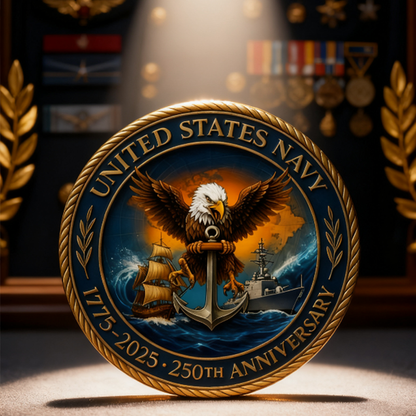 🏆Flash Sale 53% OFF - 🐢⚓Navy “Shellback” Challenge Coin