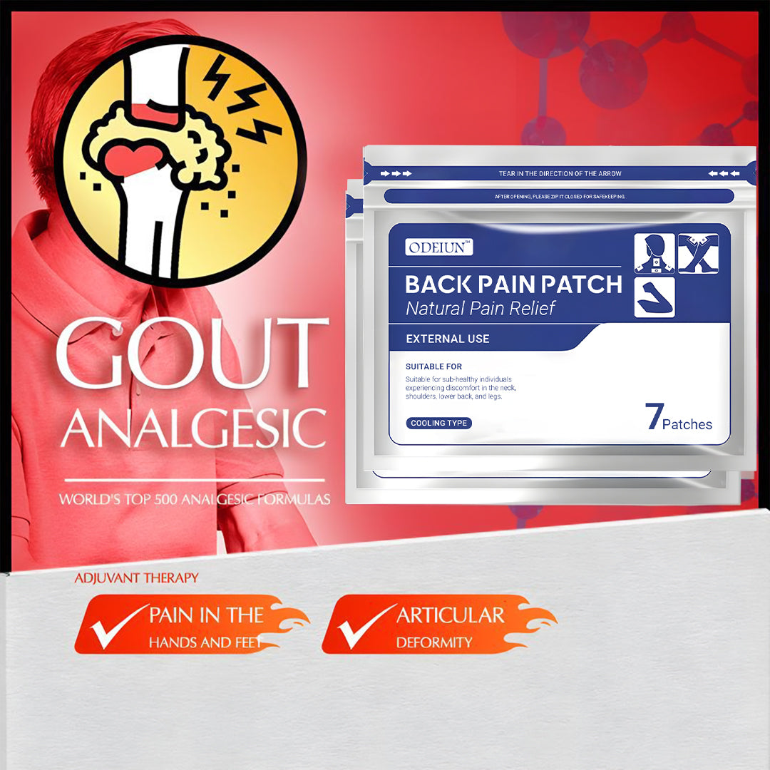 🔥ODEIUN™ Back Pain Patch Natural Pain Relief Patches 🌿 | Soothe Back, Knee, Neck & Joint Pain Instantly!💪