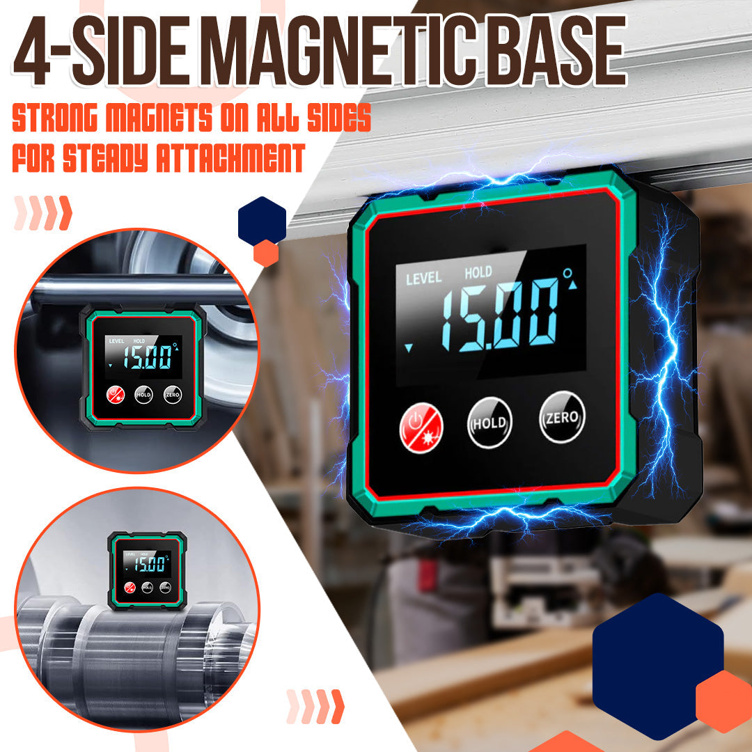 🎁🎁2025 Hot Sale 50% OFF💥Magnetic Digital Angle Finder with Electronic Laser