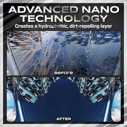 Titanium Ceramic Wax Cream — 9H Protection + Mirror-Gloss Shine in 15 Minutes