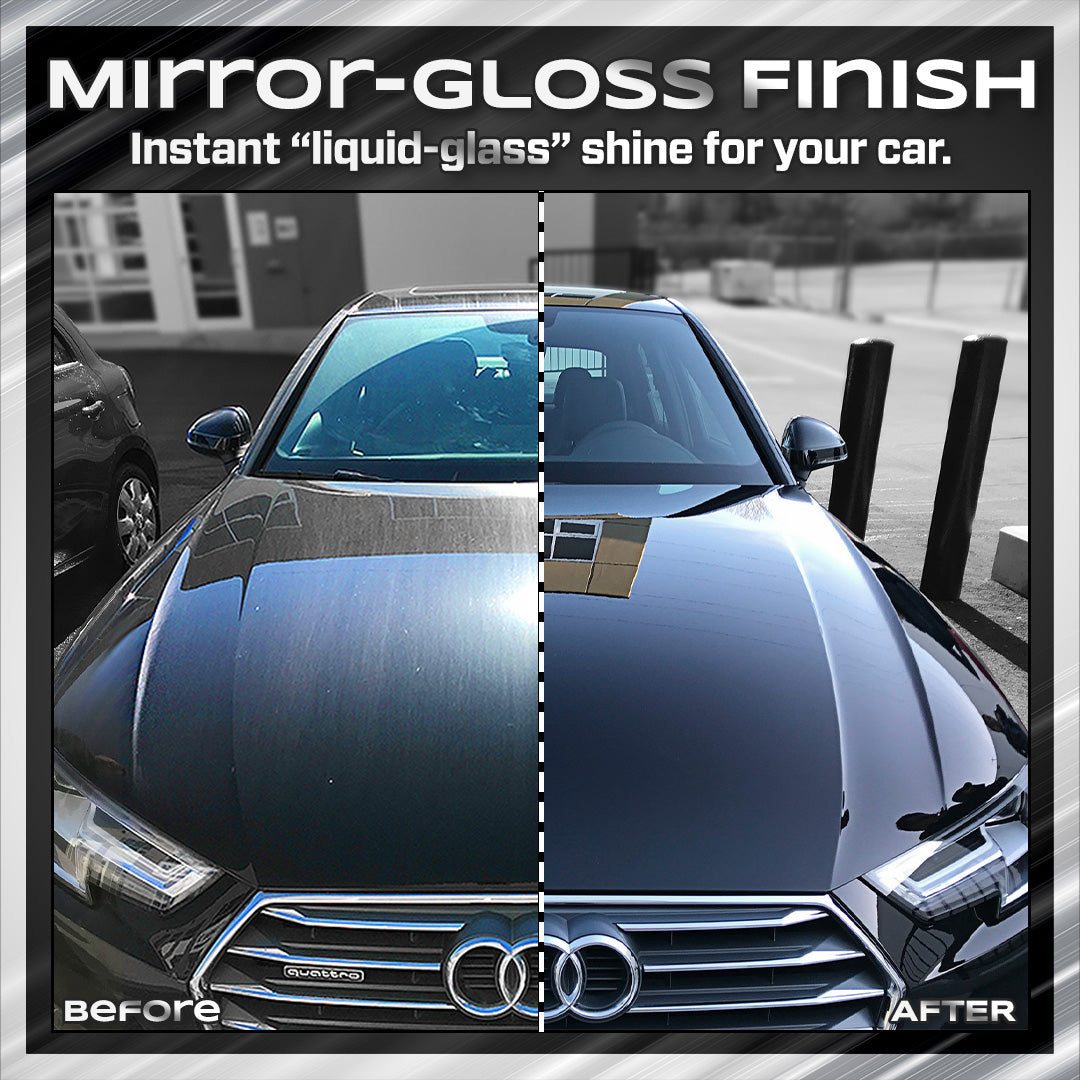 Titanium Ceramic Wax Cream — 9H Protection + Mirror-Gloss Shine in 15 Minutes