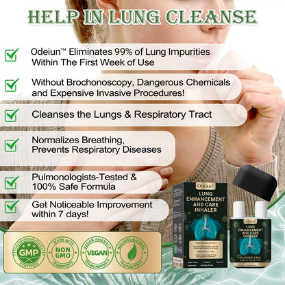 ✅Official Store: ODEIUN™ Herbal Lung Detox Inhaler 👑 (💝 Effectively relieves cough, wheezing, shortness of breath, phlegm, nasal congestion, bronchitis, allergy symptoms, and lung discomfort 💝)