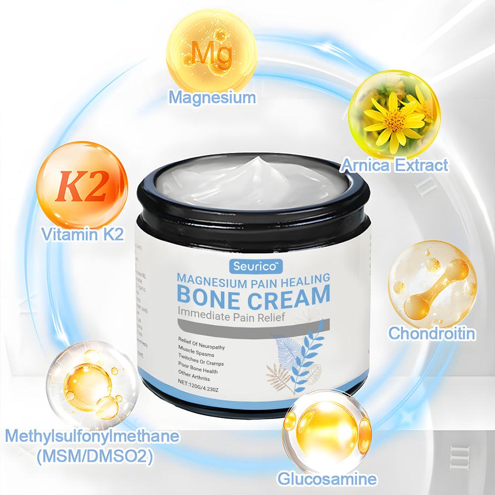 ✅ Mayo Clinic Approved: Seurico™ Magnesium Pain & Bone Healing Cream – Fast Relief for Neuropathy, Arthritis, Muscle Spasms & Injuries