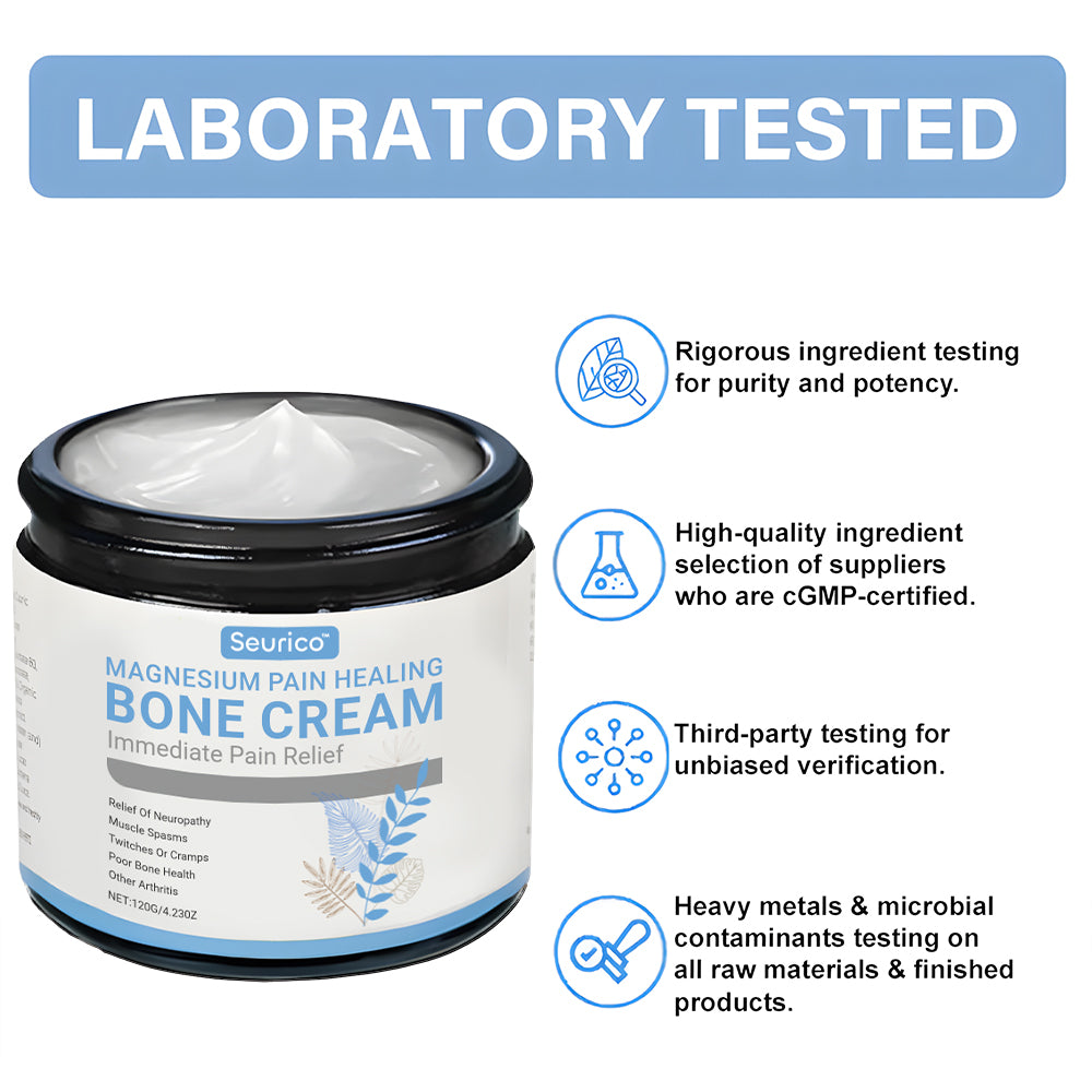 ✅ Mayo Clinic Approved: Seurico™ Magnesium Pain & Bone Healing Cream – Fast Relief for Neuropathy, Arthritis, Muscle Spasms & Injuries