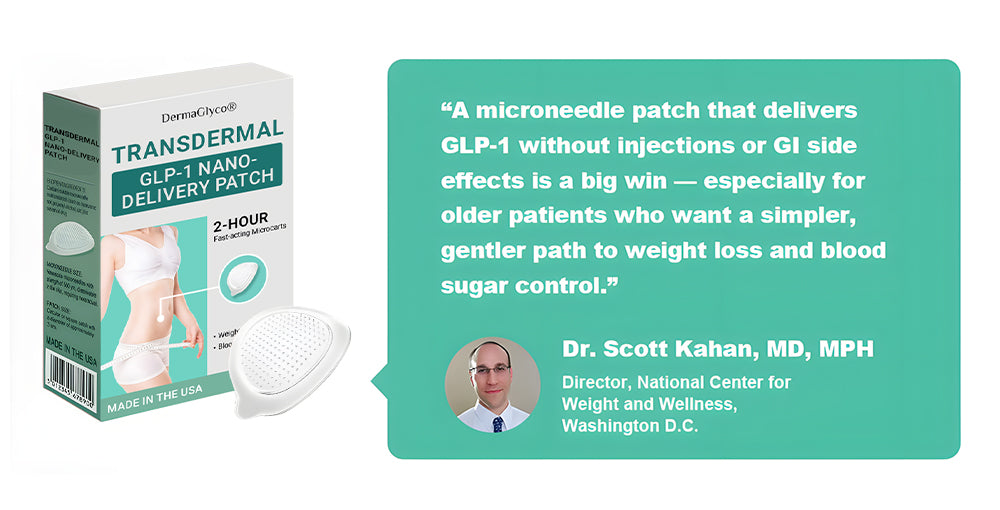 【Last Day Promotion 80% OFF🔥】DermaGlyco® GLP-1 & NAD+ Slimming & health NANO MICRONEEDLE PATCH🇺🇸👨‍⚕️(Zero Pain. 24/7 Release | Lose 20lbs FAST | 90% Sugar Drop | )🔥