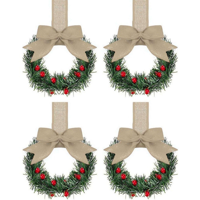 🎄Mini Christmas Wreaths ✨Maximum Holiday Magic, Instant Festive Charm & Versatile Decor!
