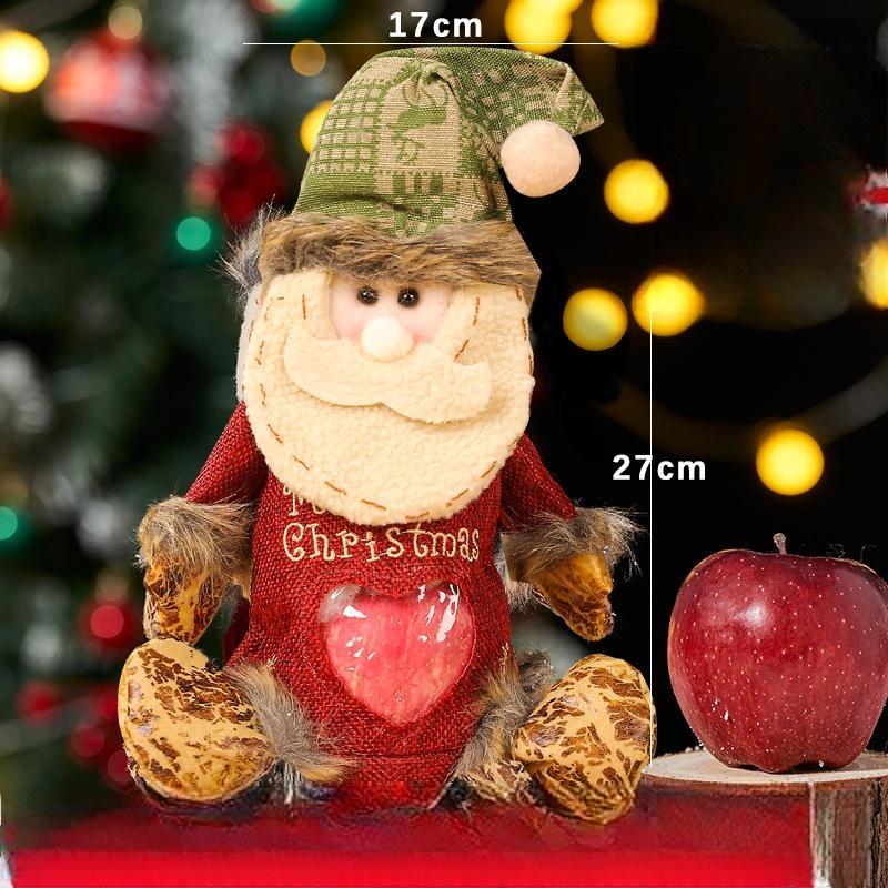 🎄 Christmas Gift Bags – Cartoon Apple Candy Tote with Zipper & Flip-Top Design ✨ Perfect for Holiday Parties, Xmas Eve Surprises & Festive Treats 🎁