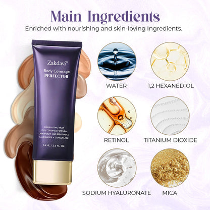✨ Zakdavi™ Luxe Body Coverage Perfector | Achieve Silky, Flawless Skin in Seconds 💎