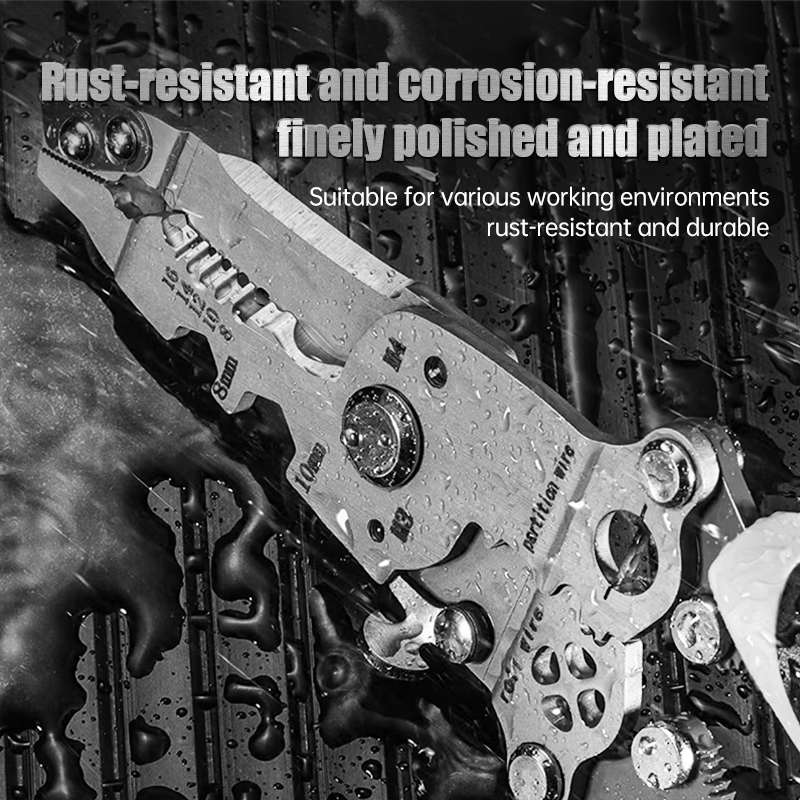 🔥Final 3 Hours: 50% OFF - 2025 New Upgrade💥Multifunctional Folding Wire Stripper-Professional Electrician Tool