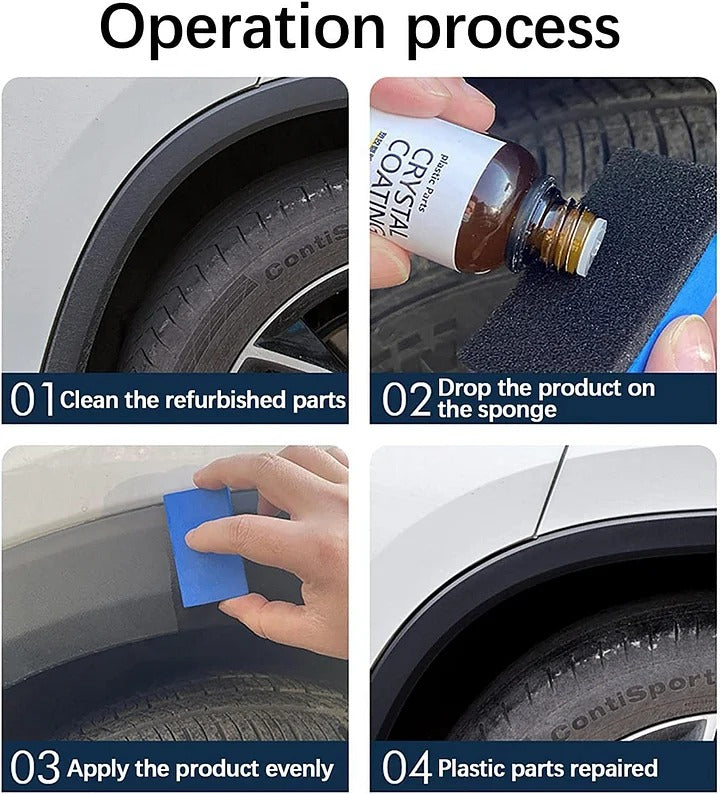 Protective Crystal Coating — Keep Plastic Parts Looking New