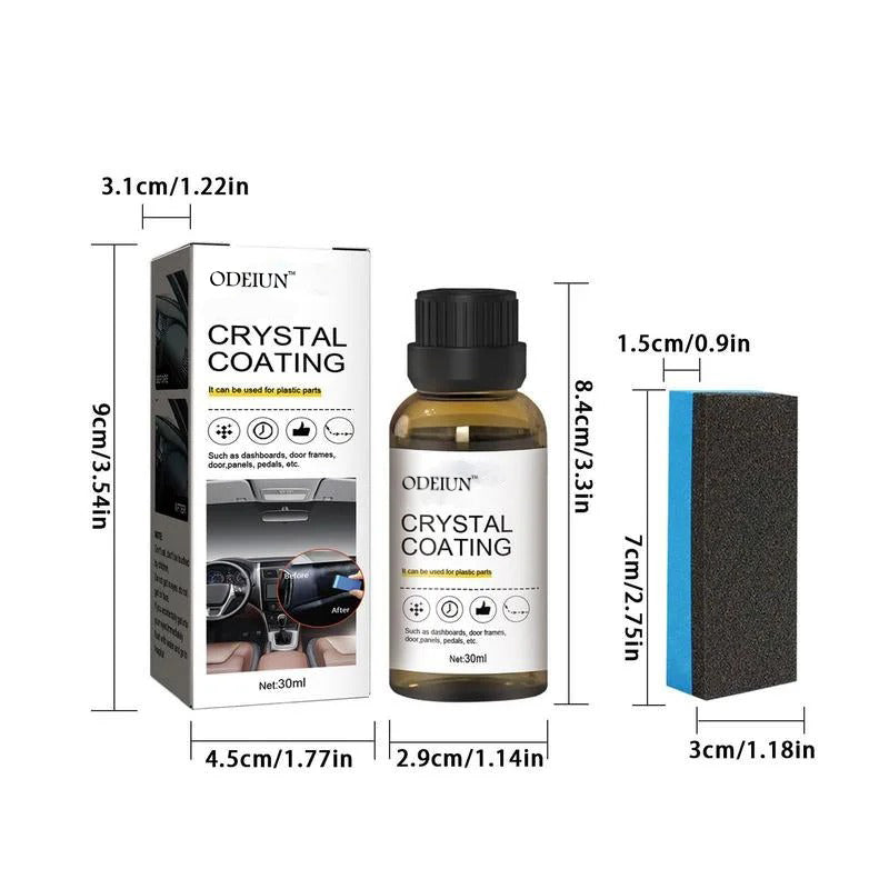 Protective Crystal Coating — Keep Plastic Parts Looking New