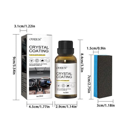 Protective Crystal Coating — Keep Plastic Parts Looking New