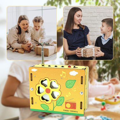 🚫 Screen-Free Fun! 📻 DIY Mini Radio Education Kit 🔥